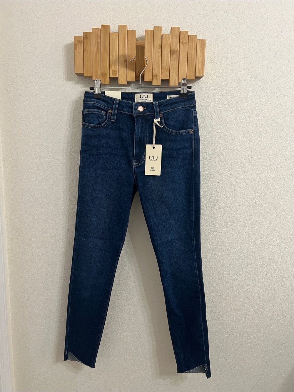 L.T.J Dark Indigo High-Rise Skinny Jeans